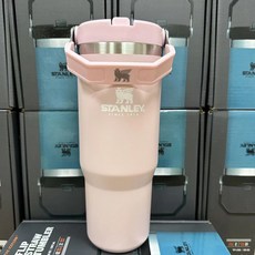 스탠리 아이스플로우 플립 스트로 텀블러887ml, 30oz, 라이트핑크, 1개