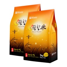 월향미 2023년 햅쌀 골든퀸3호 10kg (5kg x 2포), 1