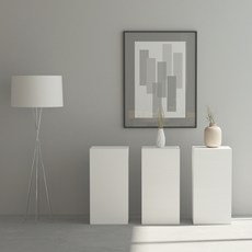 사각스툴 촬영소품 전시다이 디스플레이박스 400X400X800