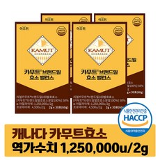 카무트 효소 식약청 HACCP 인증 캐나다 정품 30포