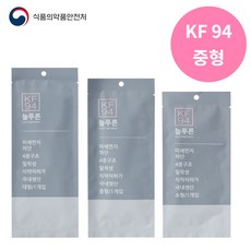 늘푸른 KF 94 중형 화이트 황사방역용 마스크, 1박스(50매)