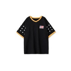 AEAE 에이이에이이 RUGBY T-SHIRTS 반팔 티셔츠 블랙 매장정품 121151 - aeae모자