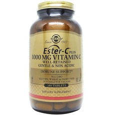 SOLGAR 솔가 Ester-C 1000mg 에스터 C 180정, 0.95kg, 180 Tablets