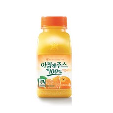 서울우유 아침에주스 210ml 오렌지 X 24개