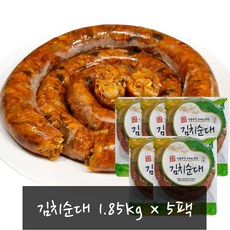 대전식품 김치순대 (냉동), 1.85kg, 5팩