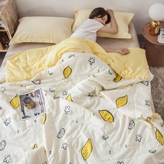 얇은극세사침대커버세트