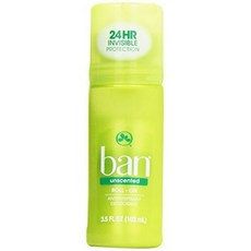 Ban Roll-On Antiperspirant Deodorant Unscented 3.5 oz, One Color_One Size, One Color_One Size, 상세 설명 참조0