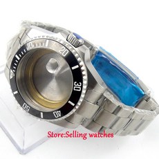 Eta 2824 2836 무브먼트 사파이어 시계 케이스 43mm