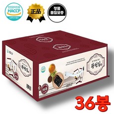 명절 추석 설 선물세트 광천김 세트 36봉, 1박스