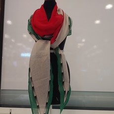 아놀드파마 화사한 롱 마름모 스카프