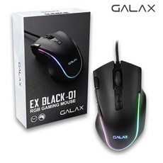 갤럭시 게이밍 마우스 GALAX EX-01, 단품, 단품