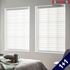 한샘 BASIC 규격 콤비 퓨어솔리드 소형 1+1 set 색상 택1, 화이트/소형 95x200cm (x2p)