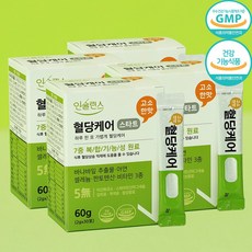 맛있고 간편한 혈당관리 인슐런스 혈당케어 스타트 7중기능성 당뇨에 좋은 영양제 2000mg, 4개, 60g, 30포