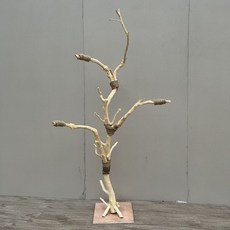 앵무새 횟대 놀이터 스탠드 새장 장난감 나무 횃대, S 새대(나무받침판+대마줄+가지) 1.5미터, 1개