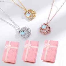 유색큐브펜던트