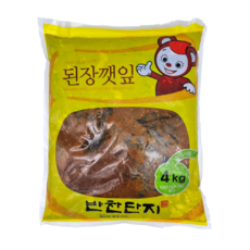 반찬단지 된장 깻잎 4Kg, 1개