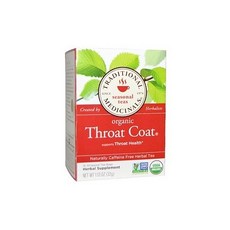 트레디셔널메디시널스 쓰로트 코트 허벌 티, 2g, 16개입