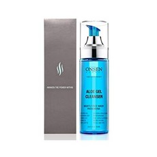 Onsen Japanese Aloe Vera Face Wash - Premium Nightly Facial Cleanser for Makeup Removal Heals Dry, Milk Cleanser_One Size, 상세 설명 참조1