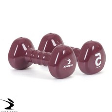  TWKL PVC 삼각 아령 5KG 프렌치버건디 