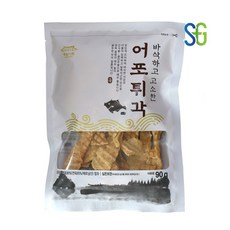 [동일식품] 어포튀각 90g 바삭한 식감과 연육함량이 높은 맛있는 간식 안주