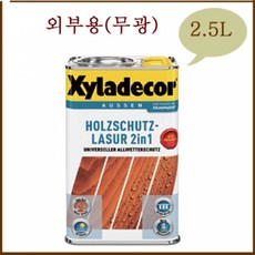 씨라데코 오일스테인 방부 방습 외부 목재보호 2.5L, 무색(투명), 1개