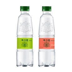 씨그램 탄산수 라임12개+비타자몽12개 350ml 24패트