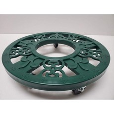 스택 Co. Big Easy Rolling Decorative헤비 듀티 플라스틱파티오 캐디 플랜트 및 포트 무버 360° 회전 잠금 휠 내구성이 뛰어난 플라스틱 실내 실외 가정
