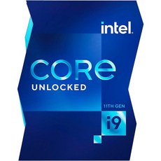 Intel INTEL CORE I9-11900K 3.50GHZ 프로세서터보 5.3GHZ 16MB 캐시 8개의 NEULOS 16개의 스레드 FCLGA1200 BX80708119, Processor Intel - 11900k