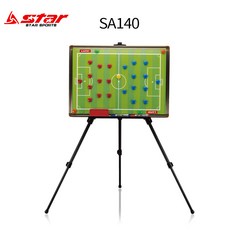 세달 STAR 배구 족구볼 휴대 작전판보드 팀 지휘함 가르치다 의사표지판, SA140 축구작전판 （스탠드형 ）
