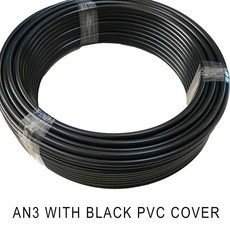 PTFE 스테인리스강 편조 블랙 클리어 블루 PVC 커버 3AN, BLACK PVC COVER 3AN3