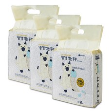 캣라이프 냄새먹는두부 프리미엄 고양이두부모래 오리지널 3mm 9kg 7Lx3, 7L, 3개