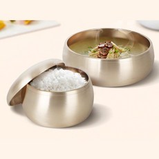 한식당 유기 밥공기 놋쇠 국그릇 세트 모음 스승의날선물 식기, 어린이오목식기 1인