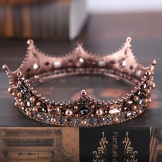 티아라 셀프웨딩촬영 브론즈 왕관 악세사리 악세서리