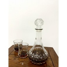 와인브리딩 고급 위스키 와인 담는병 디캔더 에어레이터 디캔딩 배송 가정용 세트 235, 긴 목 병 + 2 컵