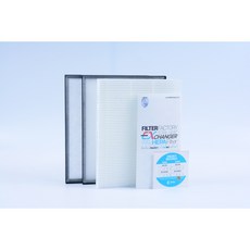 [호환] 삼성중공업 BHVT-025L 아파트 환기 시스템 전열교환기 필터, 헤파필터1매+프리필터2매