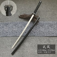 귀멸의칼날 검 이순신검 장난감 칼 일반 로그 스트레이트 그리기 칼 칼집 대나무 나무 그리기 칼 사무라이