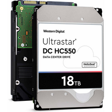 WD Ultrastar DC HC550 18TB 7200RPM SATA Hard Drive WUH721818ALE6L4 (Renewed), 1MB, 기본 - wuh721818ale6l4