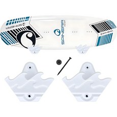웨이크보드 벽걸이 유니버설 디자인 랙 공간 절약기 월 아트 워터 웨이브 마운트흰색, White, 1개