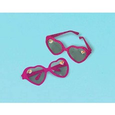 NMT 디즈니 프린세스 글리터 하트 안경 Party Favor - P096600UVOLKI62, 기본