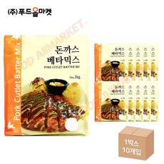 이슬나라 돈까스베타믹스 1kg 한박스 x 10ea, 10개