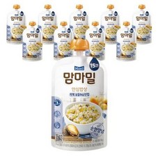 맘마밀 안심밥상 전복모듬채소 140g, 전복 모듬채소진밥 × 18개, 18개 - 맘마밀전복