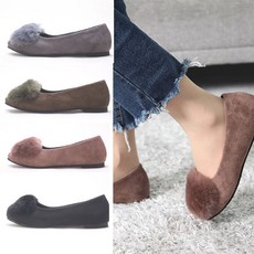 [봄소풍] 여성단화 여성털단화 여성기모단화 여성플랫슈즈 털단화