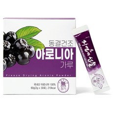 동결건조 아로니아 가루 분말 스틱형 30포 2개 푸른샵, 60g