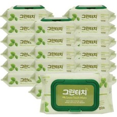 그린터치 물티슈 100매 - 캡형 gol*245lC, 1개