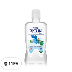 동아제약 어린이용 가그린 사과향, 380ml, 11개