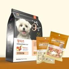 목우촌 펫9단 애견사료 말티즈전용 1.8kg 전연령용+간식3종, 단품