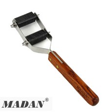 마단 이중코트킹 MY-S3 털정리빗, 1개, 갈색