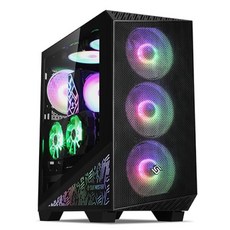 [앱코] SUITMASTER 520-S SIXX Spectrum RGB 140F 강화유리 (미들타워)