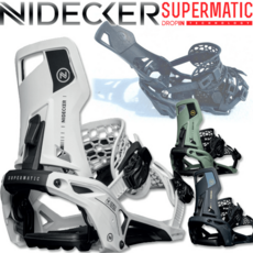 NIDECKER 나이데커 SUPERMATIC 슈퍼매틱 드롭인 남성 여성 바인딩 스노우보드 2024