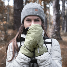 네이처하이크 GL14 겨울 캠핑 방수 장갑 남성 여성 보드 스키 등산 면 벙어리, 그린